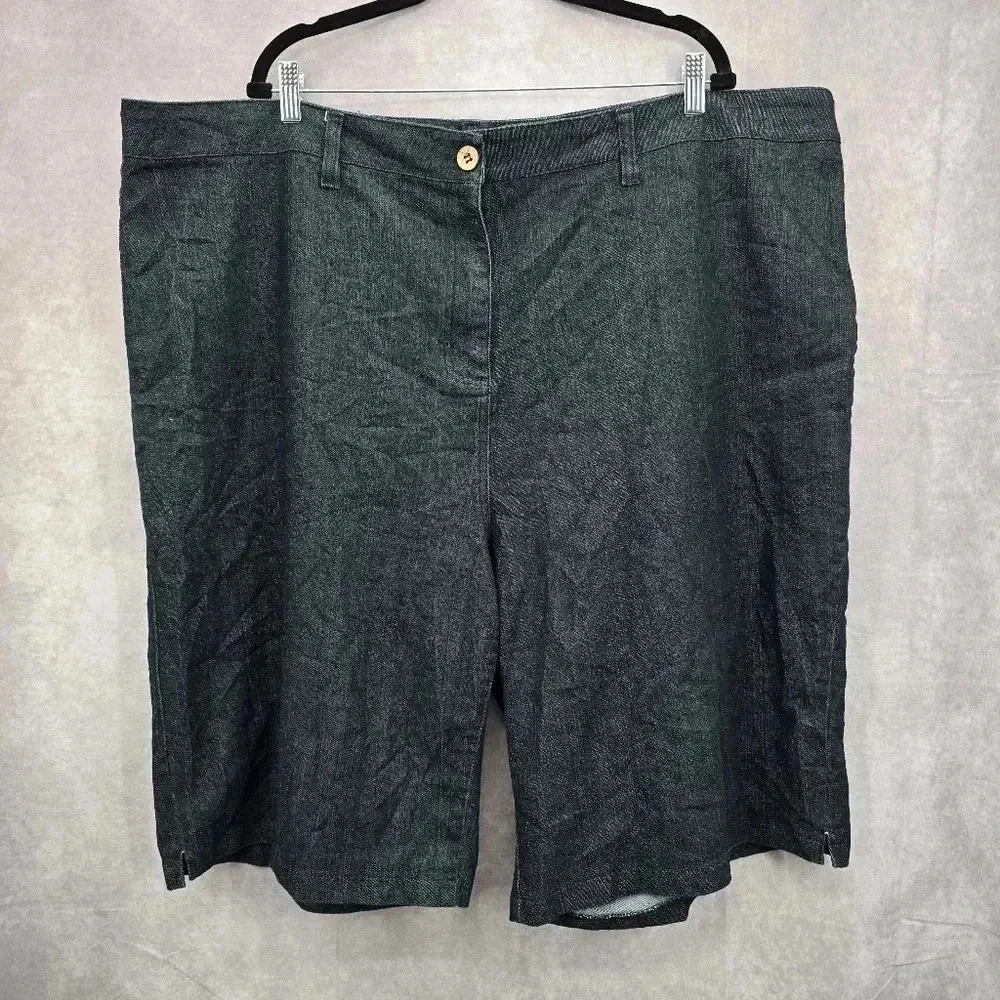 Gold Flava Dark Blue Cropped Knee Length Jeans Pants Size 3XL‎